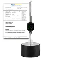 Medición en superficies / Medidor de dureza PCE-2600N-ICA incl. certificado calibración ISO 