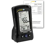 Medidor de calidad de aire incl. certificado de calibración ISO