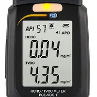 Medidor de prevención y seguridad laboral en modo de alarma bajo