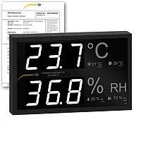 Medidor de temperatura PCE-EMD 5-ICA incl. certificado calibración ISO 