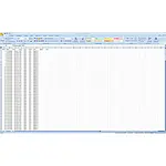 Medidor del punto de rocío - Excel con los datos