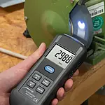 Tacómetro con medición de temperatura - Medición óptica
