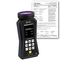 Tacómetro PCE-LES 108UV-365-ICA incl. certificado calibración ISO 