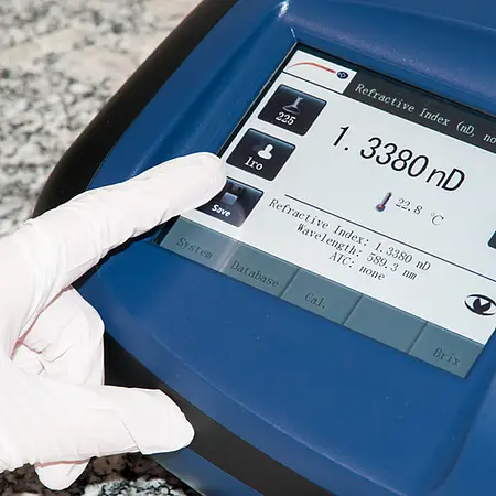 Digital Abbe - Refraktometer touch.
