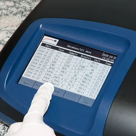 Digital Abbe - Refraktometer touch.