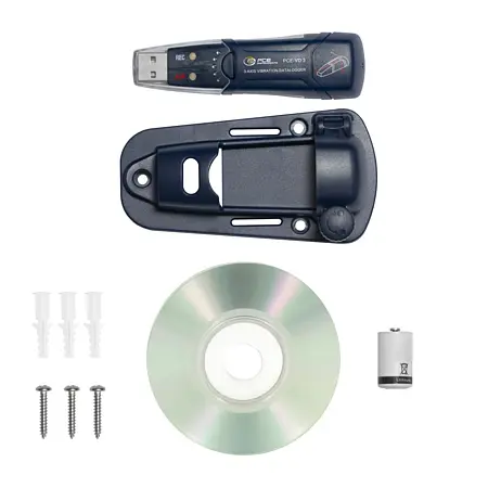 Accelerometer / Vibrationssensorer Leveringsomfang