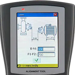 Bølgejusteringsenhed PCE-TU 3 Display 3