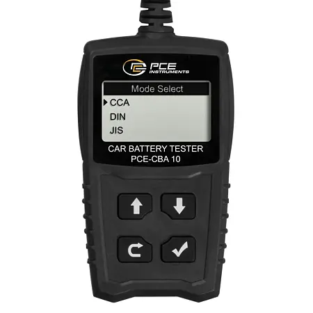 Batteritester Front