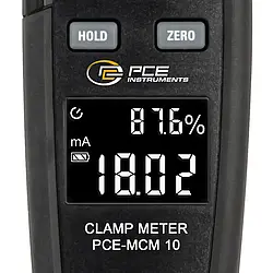 Bil måleinstrument / Tangamperemeter PCE-MCM 10-ICA display