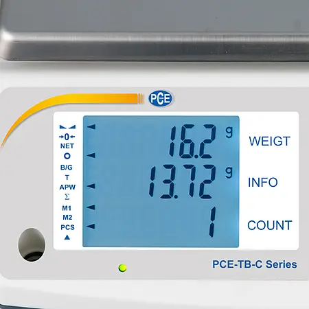 Tabelskala PCE-TB 30c