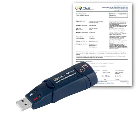 Datalogger PCE-VD 3-ICA