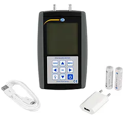 Forskellige trykmanometer PCE-PDA 100L leveringsomfang