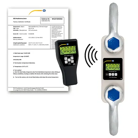 Dynamometer PCE DDM 20-ICA inklusive ISO-kalibreringscertifikat