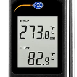 Digital termometer PCE-IR 80 display