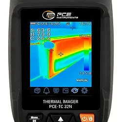 Digitalt termometer PCE-TC 32N Display 5