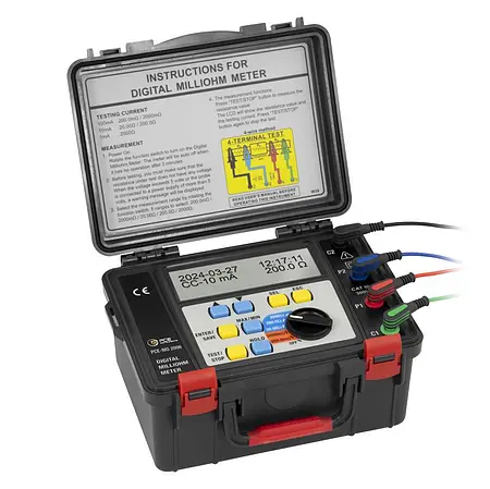 Elektrisk måleteknologi ohmmeter PCE-MO 2006