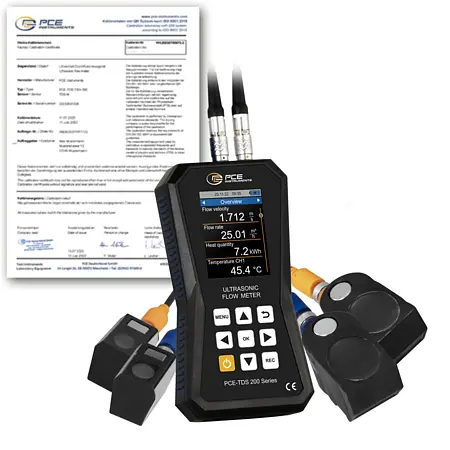 Flowmåler med ultralyd PCE-TDS 200 SM-ICA
