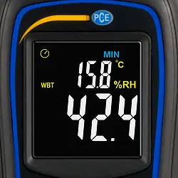 Luftfugtighedskniv PCE-444 Display