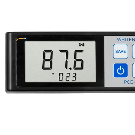 Hvid grad måling af enhed PCE-WNM 100 display