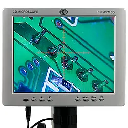 Mekanisk 3D-mikroskop PCE-IVM 3D-skærm