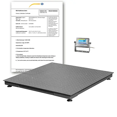 Industrialaage PCE-RS 2000-ICA inklusive ISO-kalibreringscertifikat