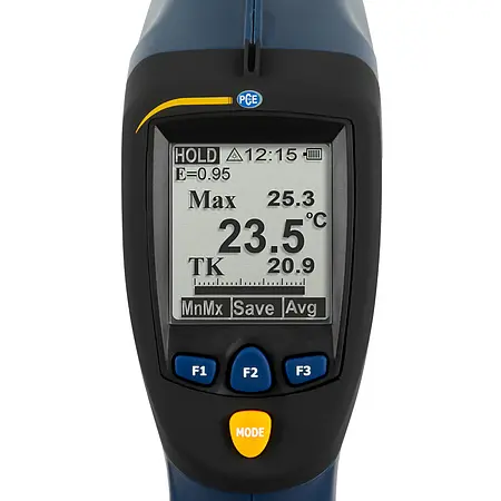 Pyrometer PCE-893 Display