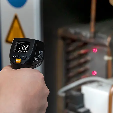 Infrarødt termometer Anvendelsesbillede