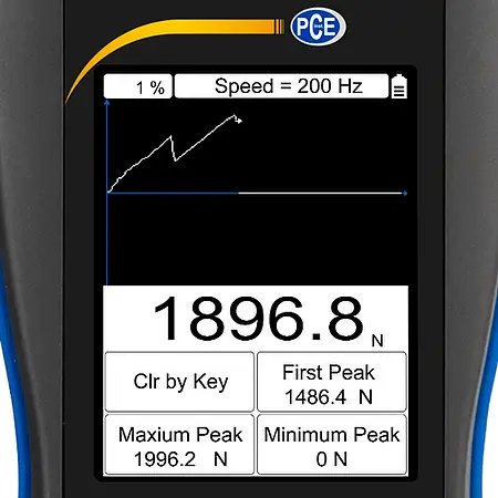 Display Display Power Messtechnik Handmelden Enhed PCE-DFG NF 2K