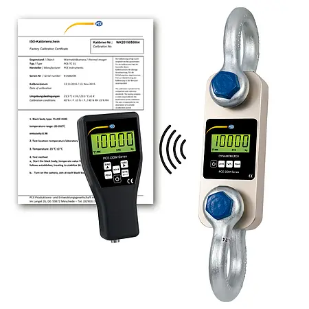 Kranwhaage PCE-DM 10-ICA inklusive ISO-kalibreringscertifikat