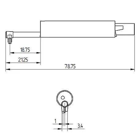 PCE-RT2000 RP110 krumningssensor