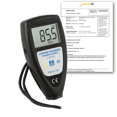Lagtykkelsesmåler / Coatingmåler PCE-CT 28-ICA
