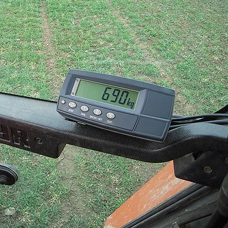 Landbrugsmåleindretning display