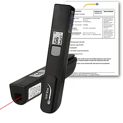 Lasertermometer inklusive ISO -kalibreringscertifikat