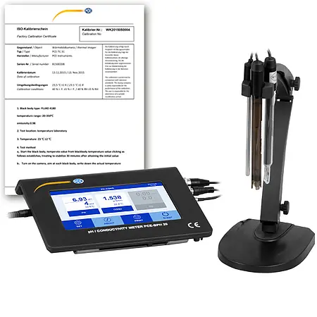 PCE-BPH 20-ICI-ledningsevne Meter inklusive ISO-kalibreringscertifikat