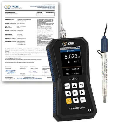 Ledningsevnemåler PCE-PH 228LAB-GEN-ICA