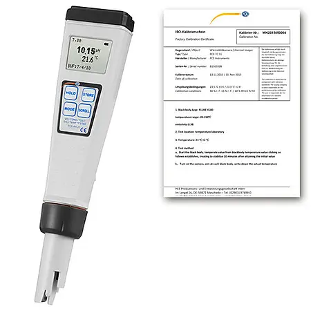 PCE-PH 25-ICA Conductivity Meter inklusive ISO-kalibreringscertifikat