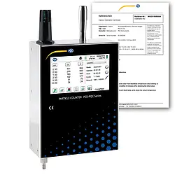 Air Germ Collector PCE-PQC 32EU inklusive kalibreringscertifikat