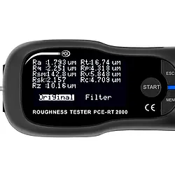 Surface Tester PCE-RT 2000 Display
