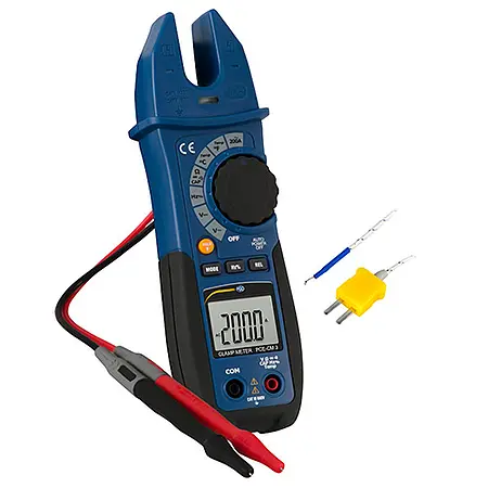 Digital multimeter PCE-CM 3-ICA inklusive ISO-kalibreringscertifikat