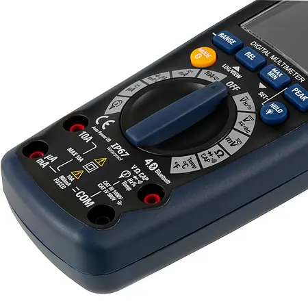 Bluetooth Digital Multimeter PCE-ODM 12 Forbindelser