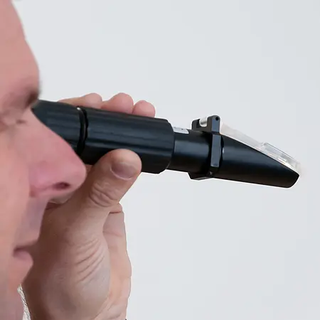 Oechsle refraktometer med belysning (LED) - anvendelse.