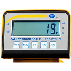Pallet skala PCE-PTS 1N Display