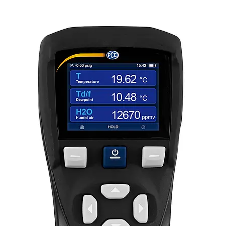 Psykrometer display