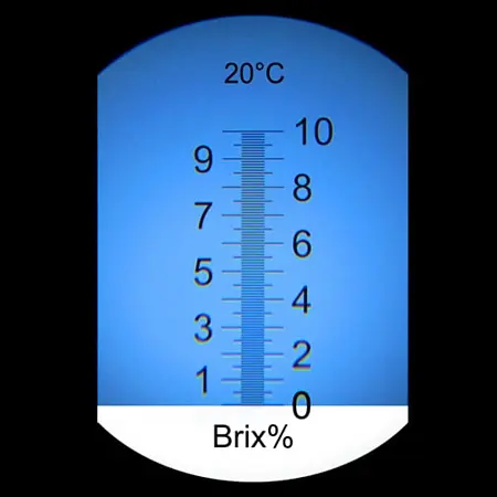 Refraktometer Skala