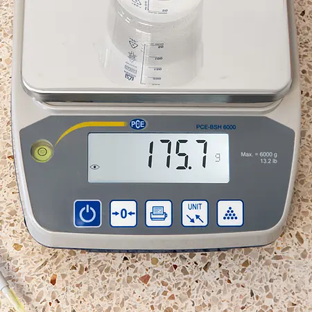 Tællingsskala PCE-BSH 6000 Display