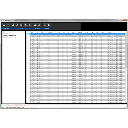 Software til PCE-TDS 100H / PCE-TDS 100HS