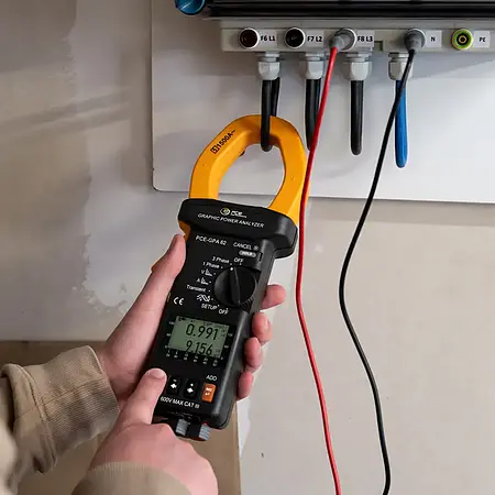 Tang amperemeter PCE-GPA 62-ICA klemmemåling 2