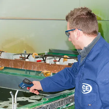 Temperaturmålerpåføring
