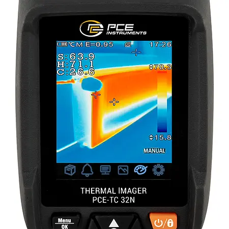Termisk kamera PCE-TC 32N Display 2