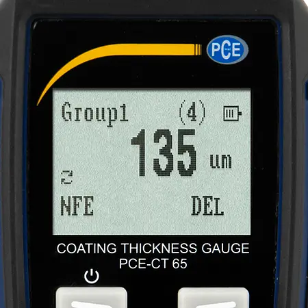 Materiel tykkelse måleenhed PCE-CT 65